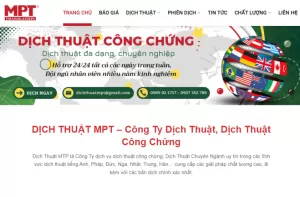 Công ty dịch thuật công chứng MPT uy tín tại Thanh Xuân