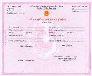 Dịch thuật công chứng giấy kết hôn uy tín hiện nay